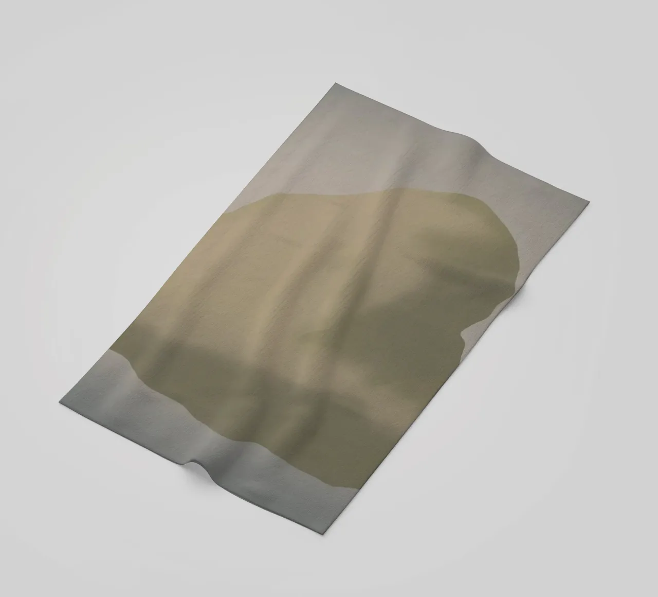 Scultura minimale in scala di grigi -Nuvola telo mare da Little Dean