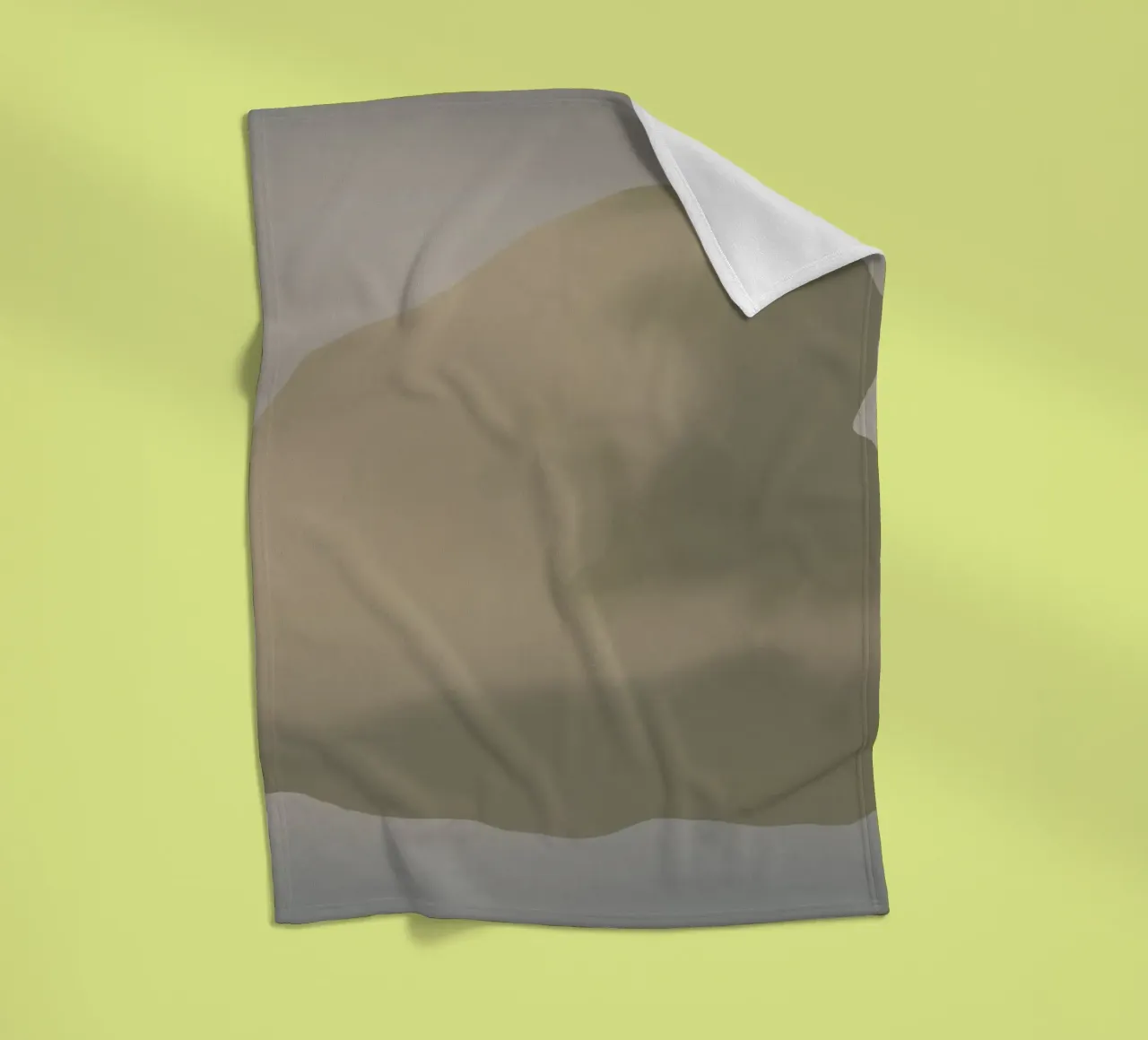 Scultura minimale in scala di grigi -Nuvola coperta in pile da Little Dean