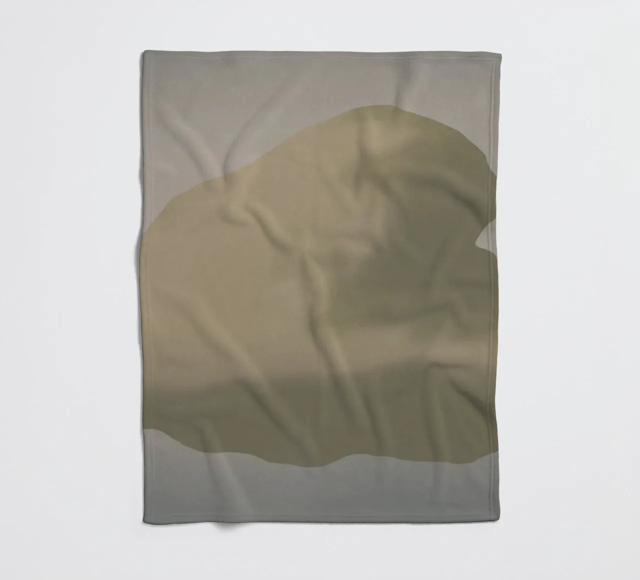 Scultura minimale in scala di grigi -Nuvola coperta in pile da Little Dean