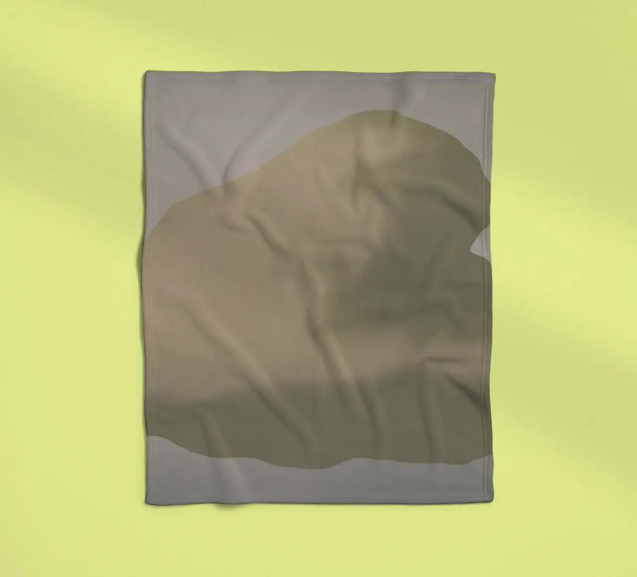 Scultura minimale in scala di grigi -Nuvola coperta in pile da Little Dean