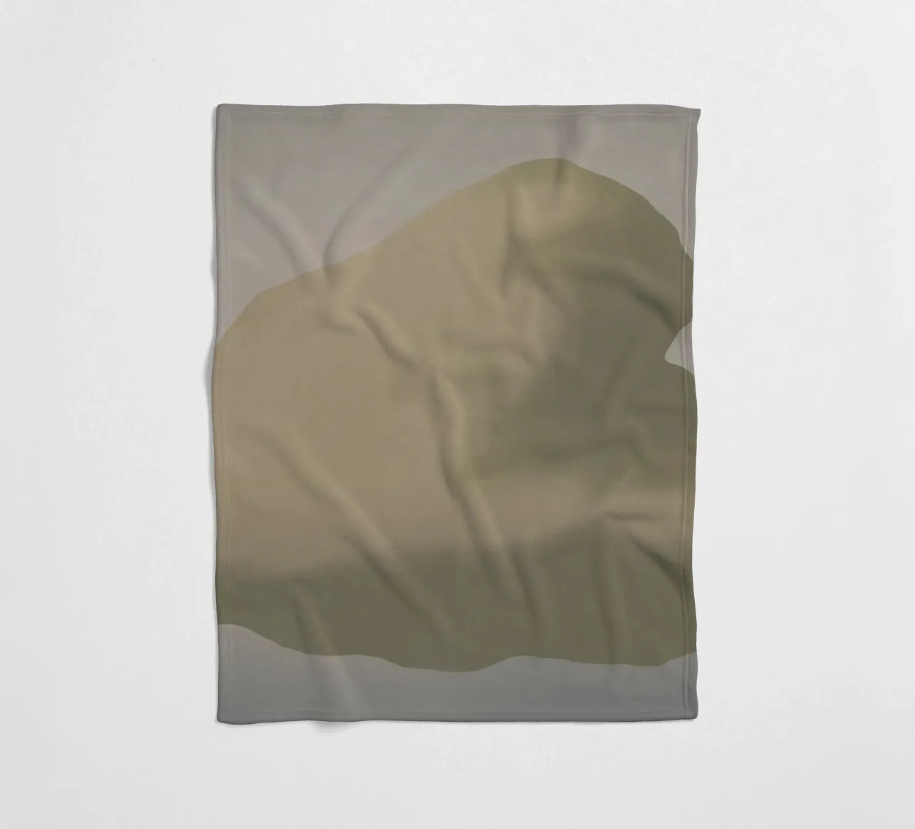 Scultura minimale in scala di grigi -Nuvola coperta in pile da Little Dean