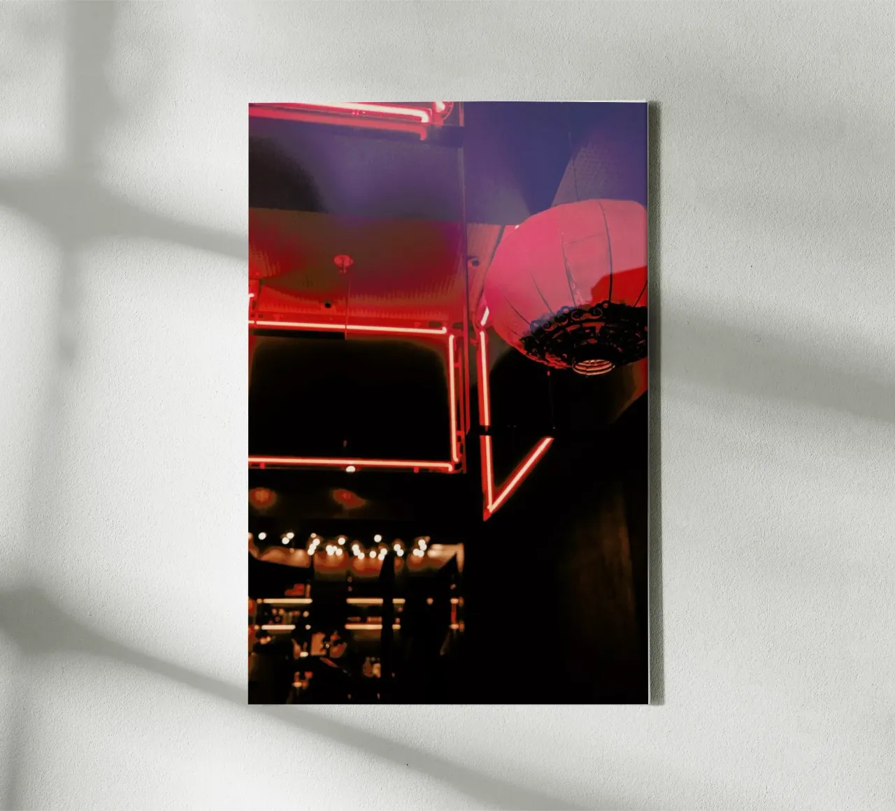Red Streetlife canvas by Sebastian Hilgetag