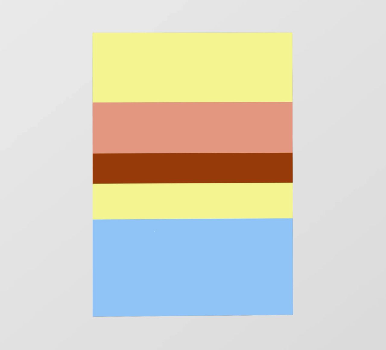 LISSABON. Colorblock. 4 telo in pvc da FRICKE DESIGN