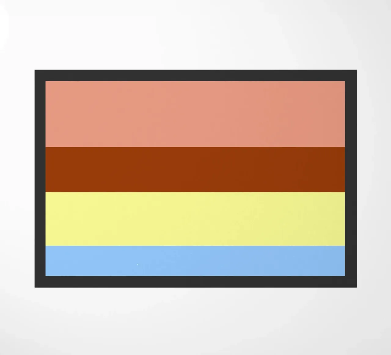 LISSABON. Colorblock. 4 doormat by FRICKE DESIGN