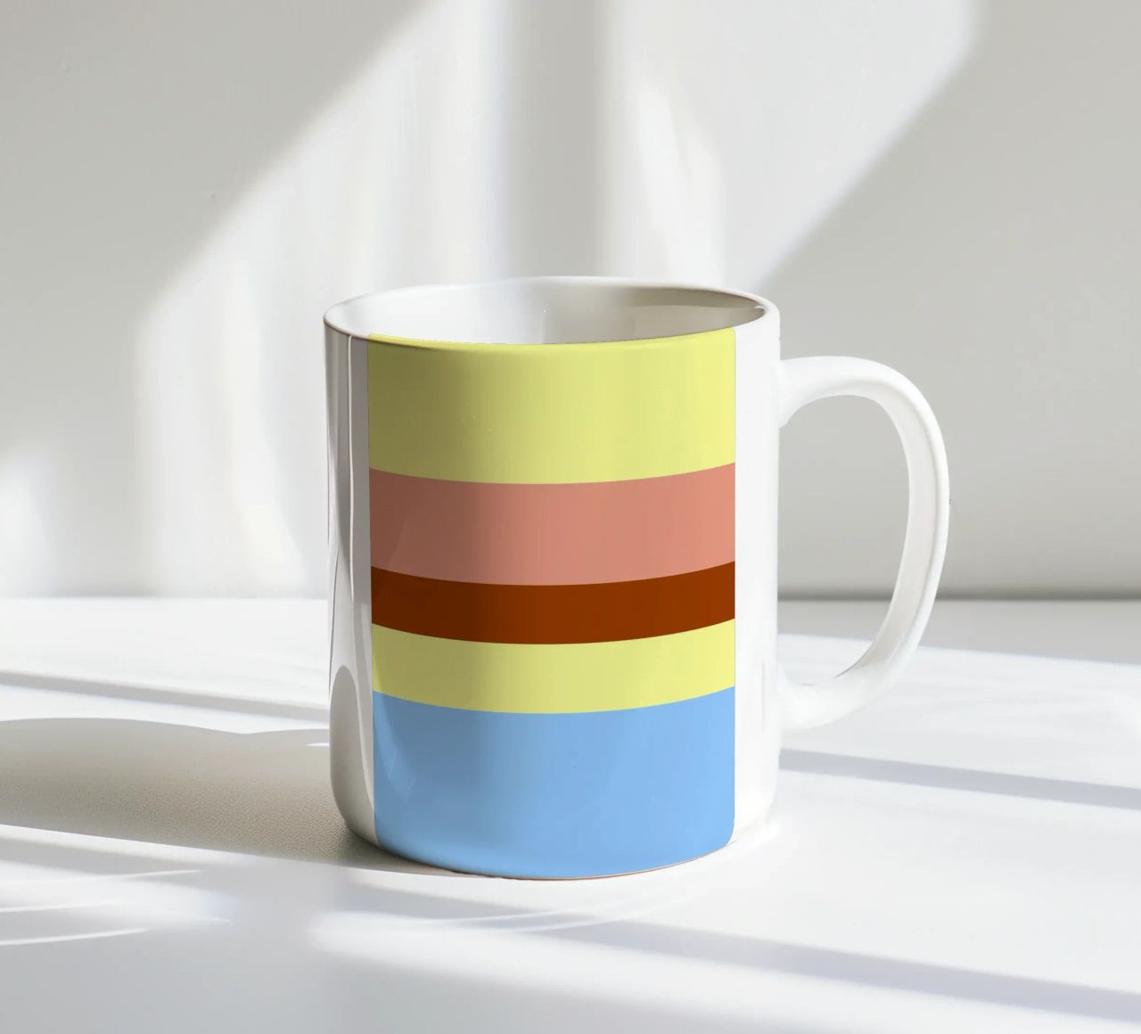 LISSABON. Colorblock. 4 tazza in ceramica da FRICKE DESIGN