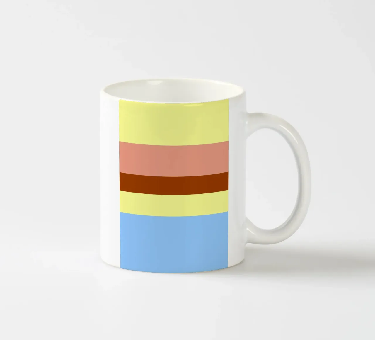 LISSABON. Colorblock. 4 ceramic mug by FRICKE DESIGN