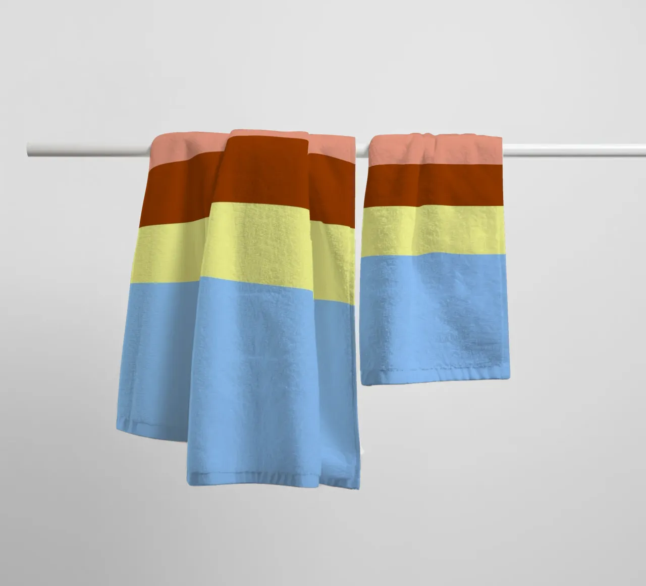 LISSABON. Colorblock. 4 asciugamano da bagno da FRICKE DESIGN