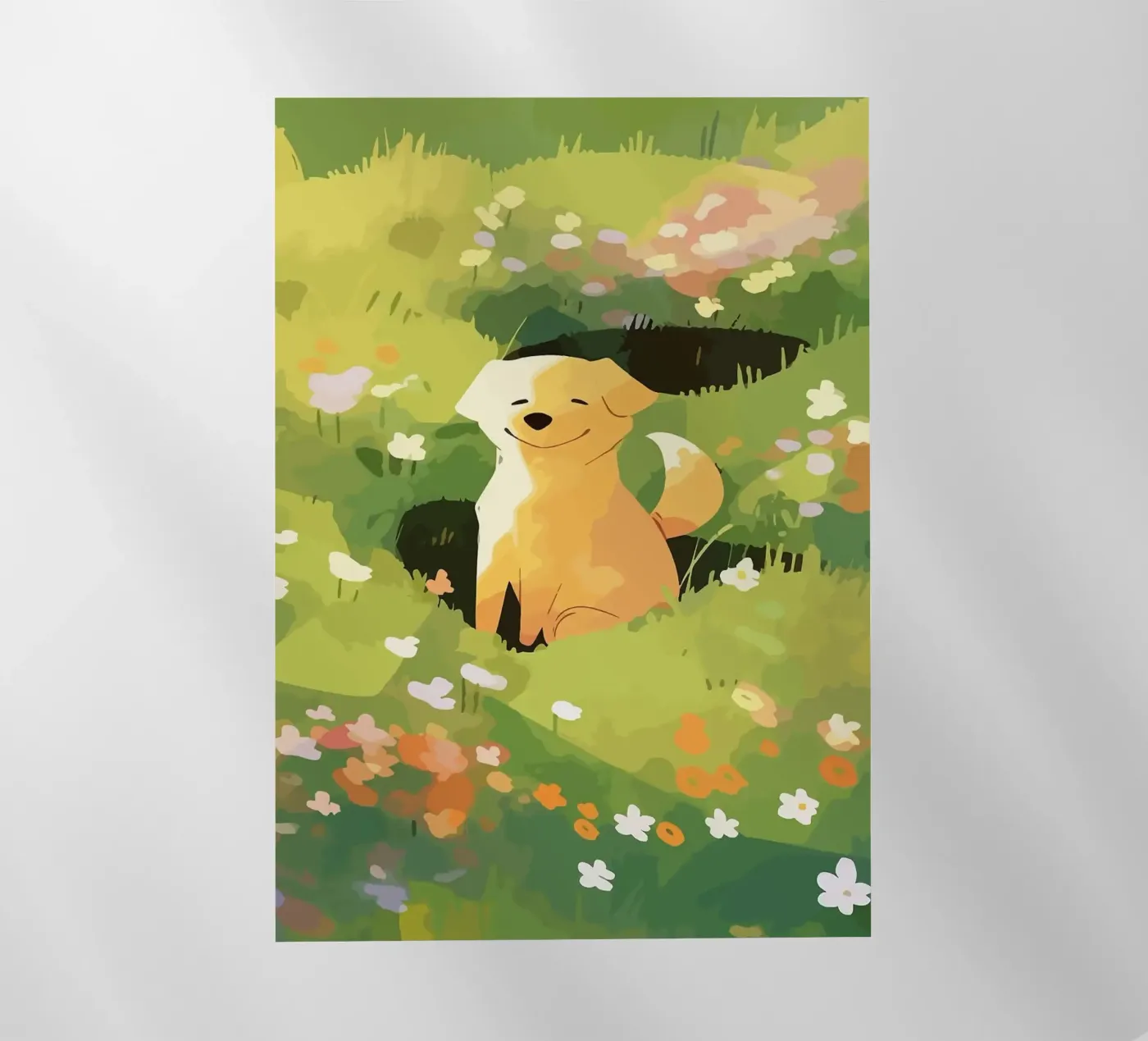 hond backlit folie van Kevin Walters