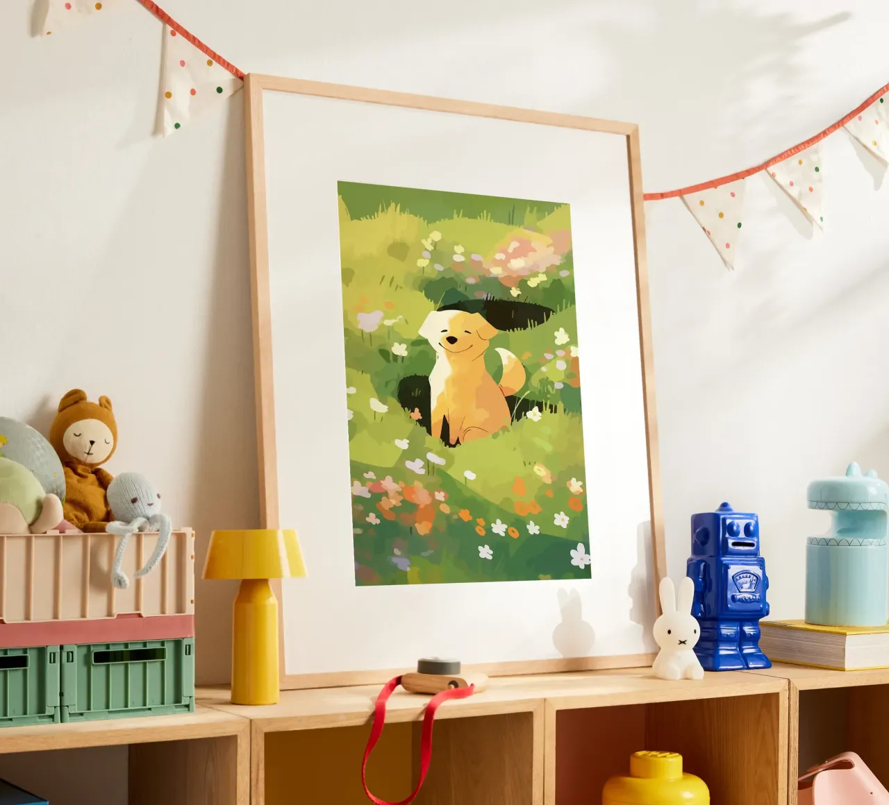 cane poster con telaio in alluminio da Kevin Walters