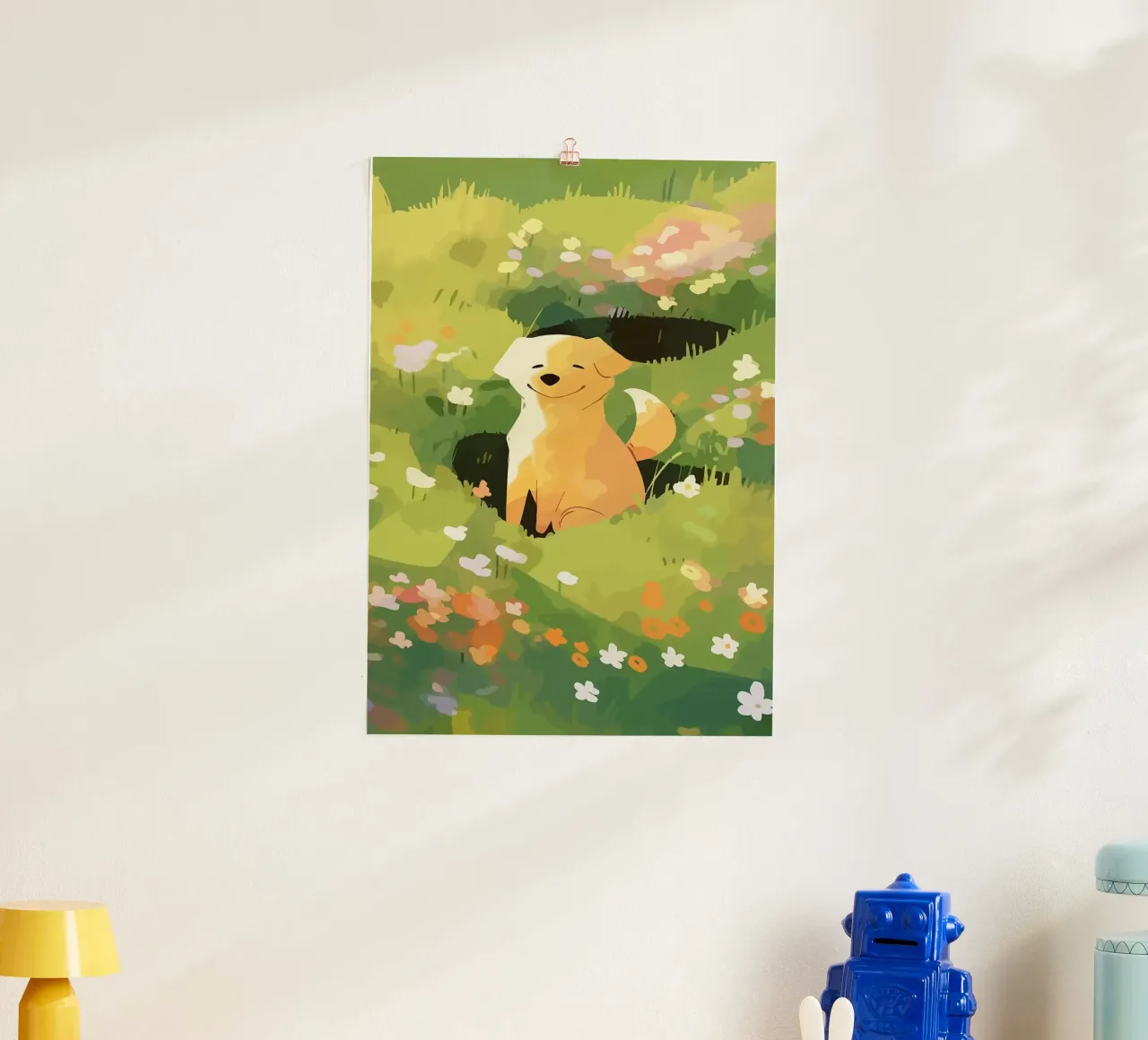 cane poster con telaio in alluminio da Kevin Walters