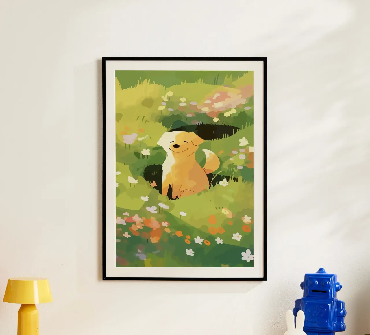 cane poster con telaio in alluminio da Kevin Walters