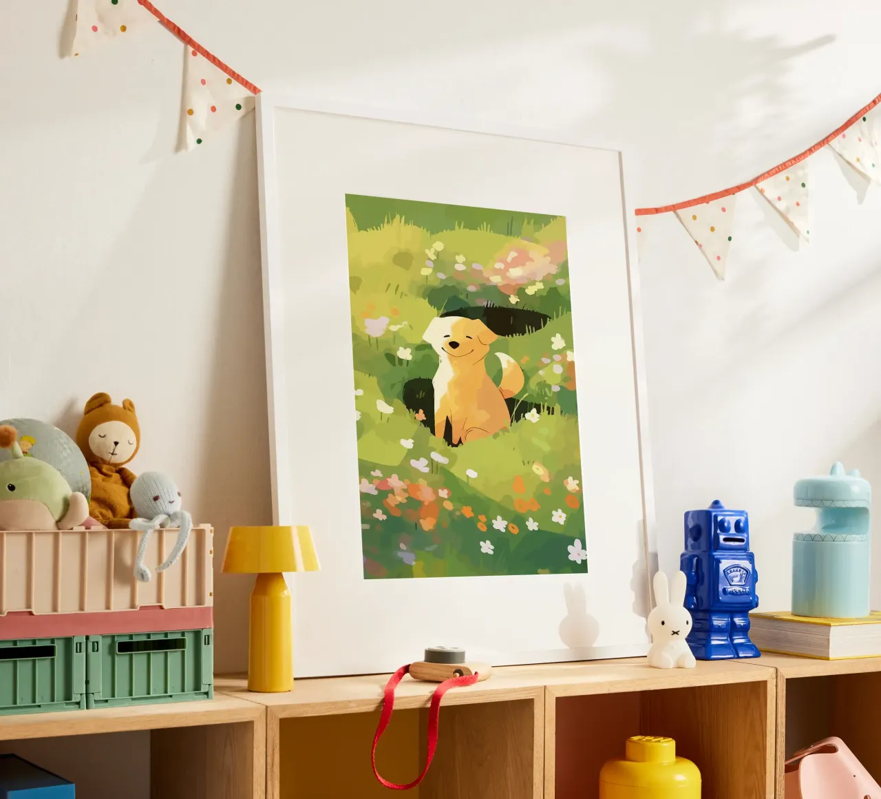 cane poster con telaio in alluminio da Kevin Walters