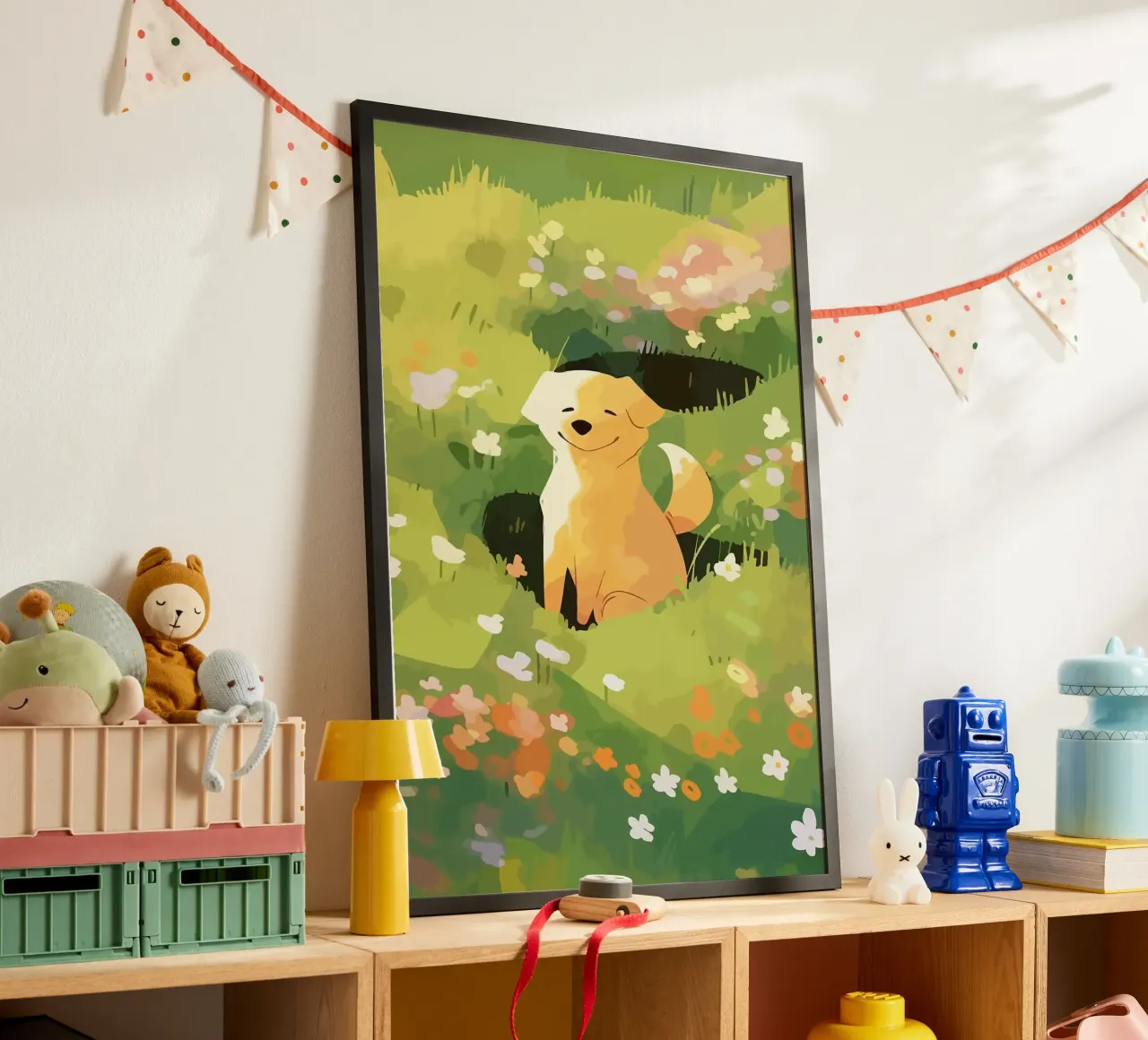 cane poster con telaio in alluminio da Kevin Walters