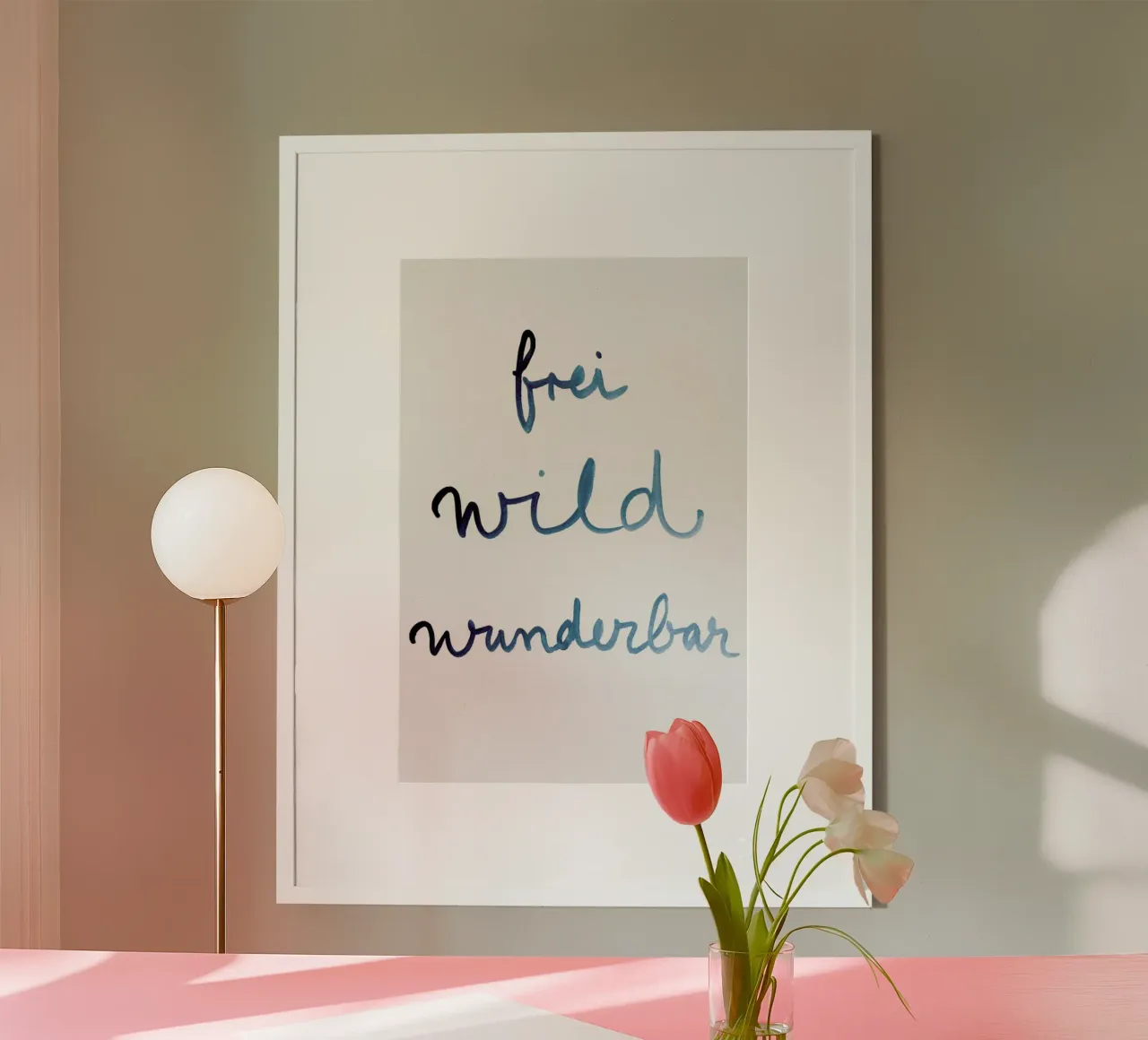 Frei Wild Wunderbar poster con telaio in plastica da UN-TYPISCH