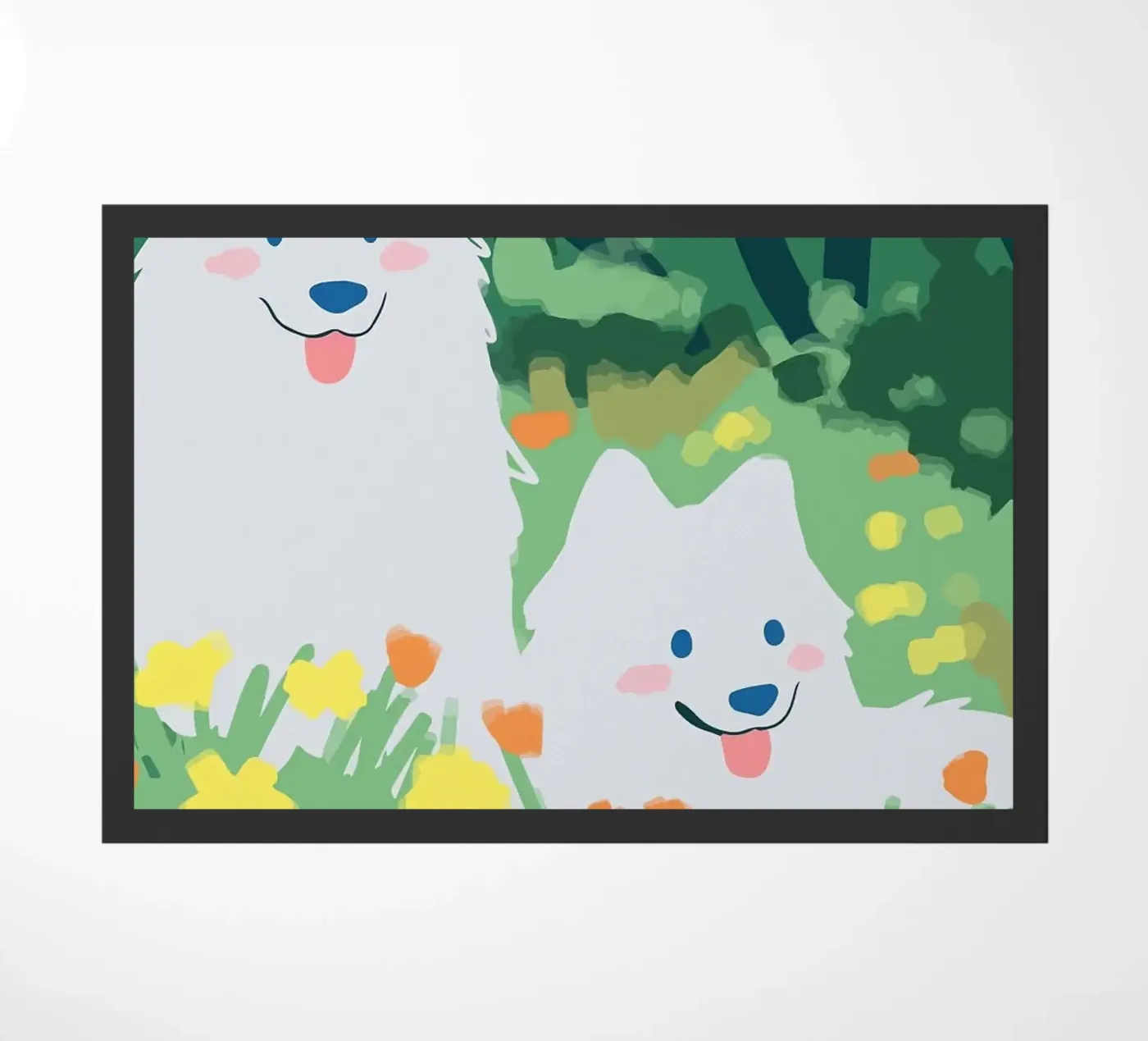 Hunde Fußmatte von Kevin Walters