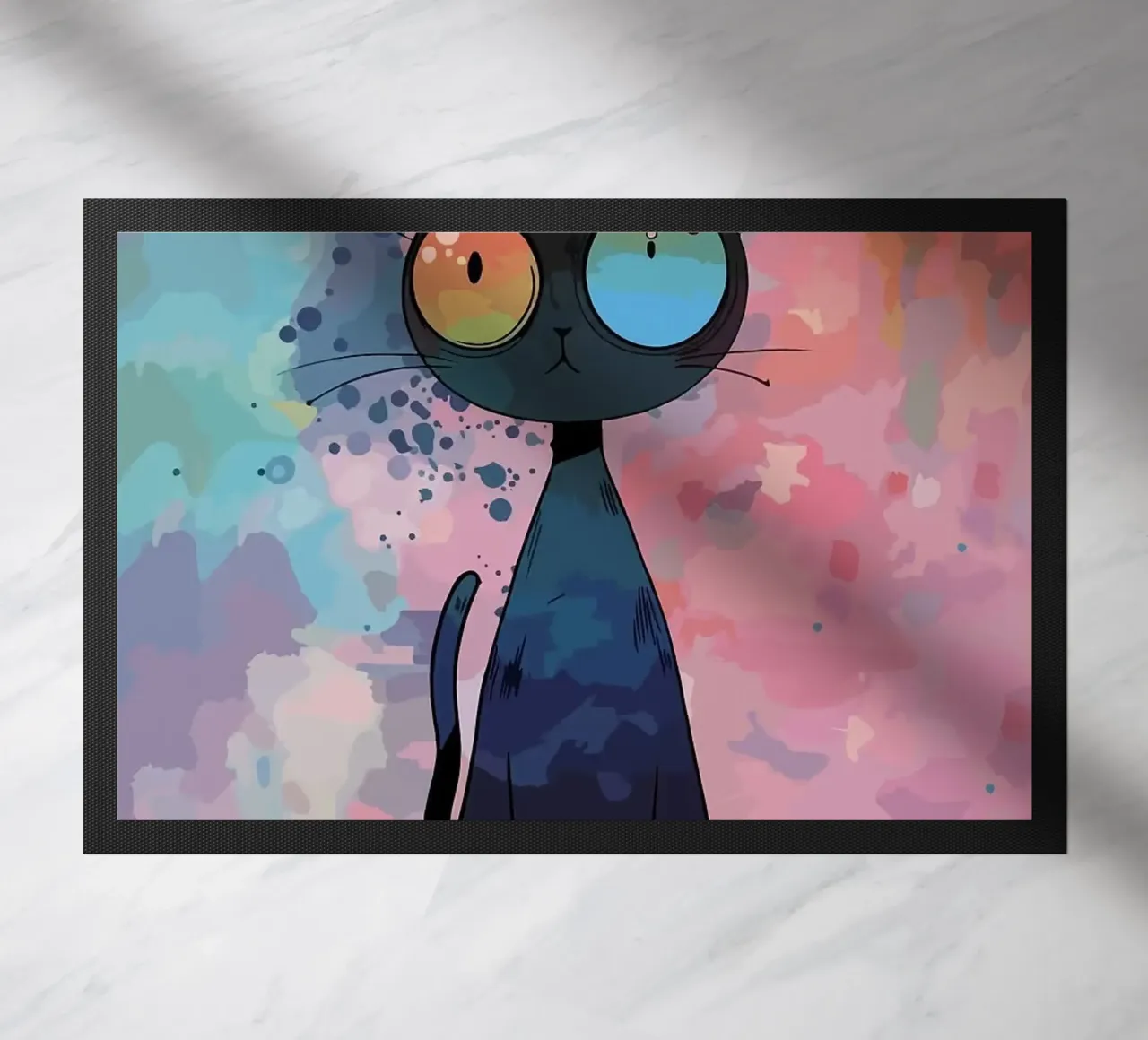 gatto zerbino da Kevin Walters