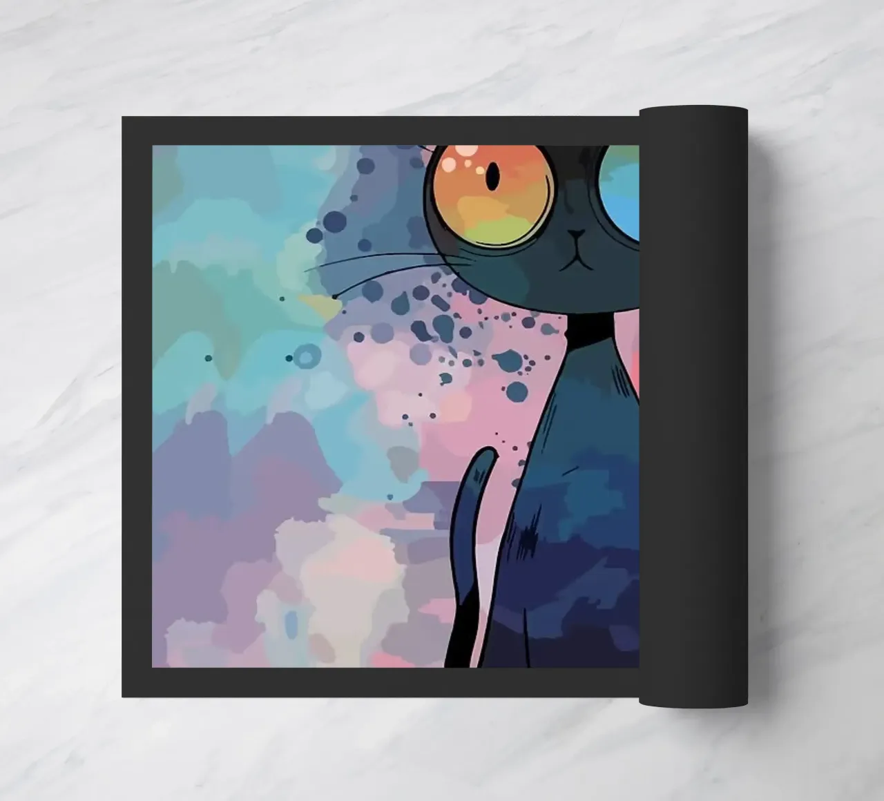 gatto zerbino da Kevin Walters