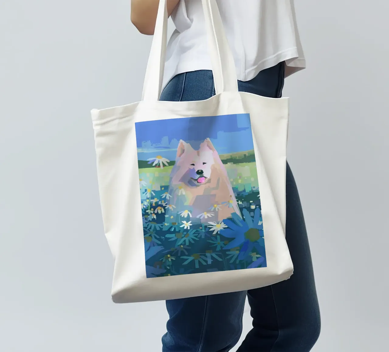 dog tote bag by Kevin Walters