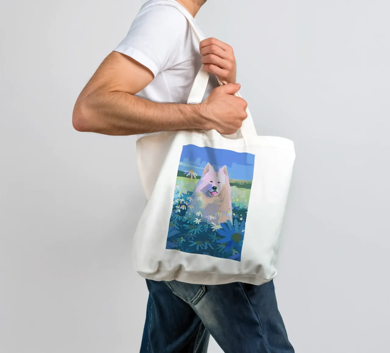 dog tote bag by Kevin Walters