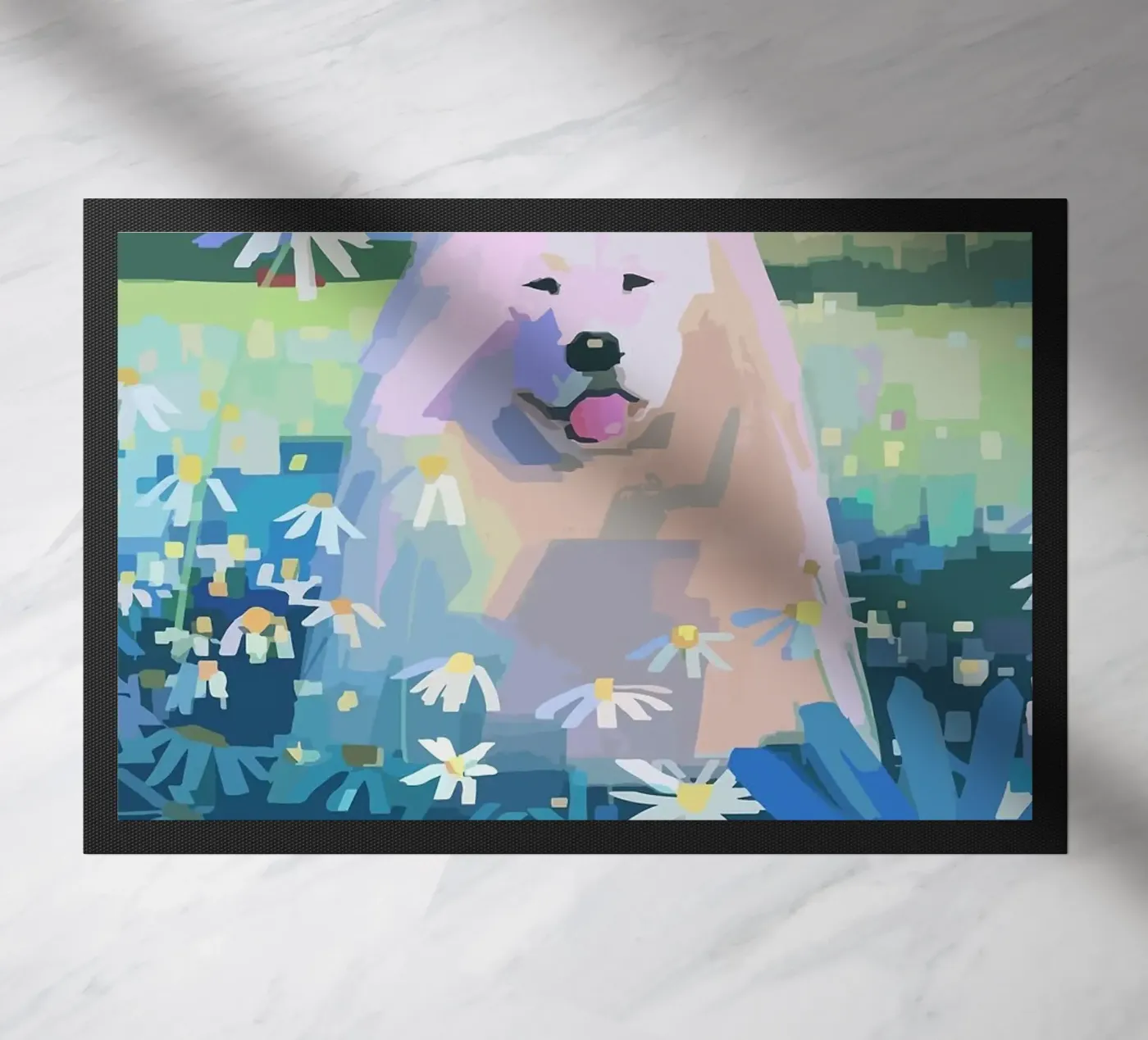 dog doormat by Kevin Walters