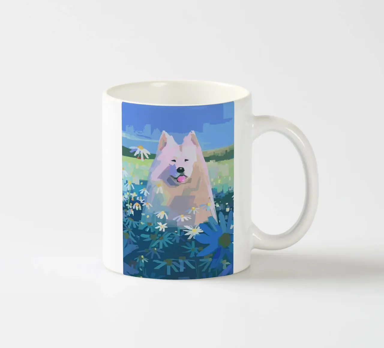 cane tazza in ceramica da Kevin Walters