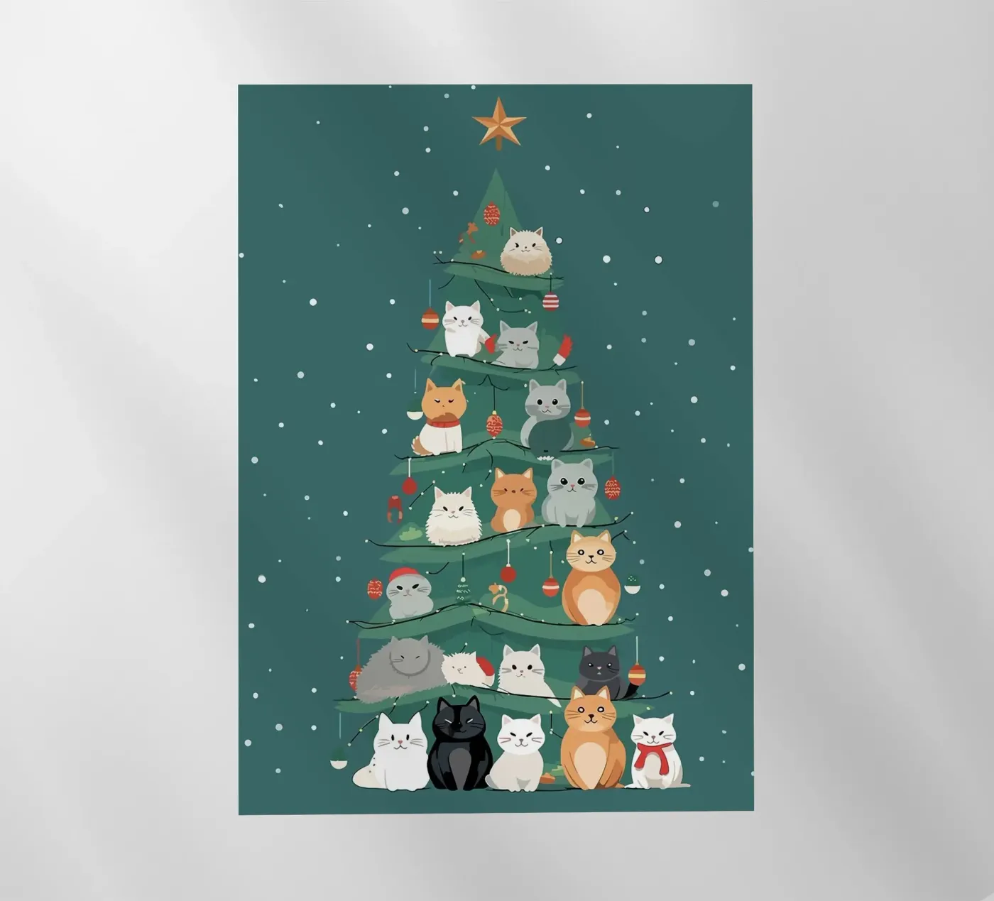 katten backlit folie van Kevin Walters