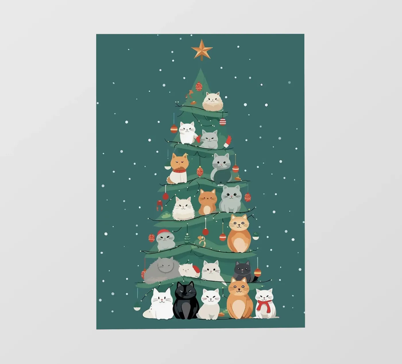 katten backlit folie van Kevin Walters