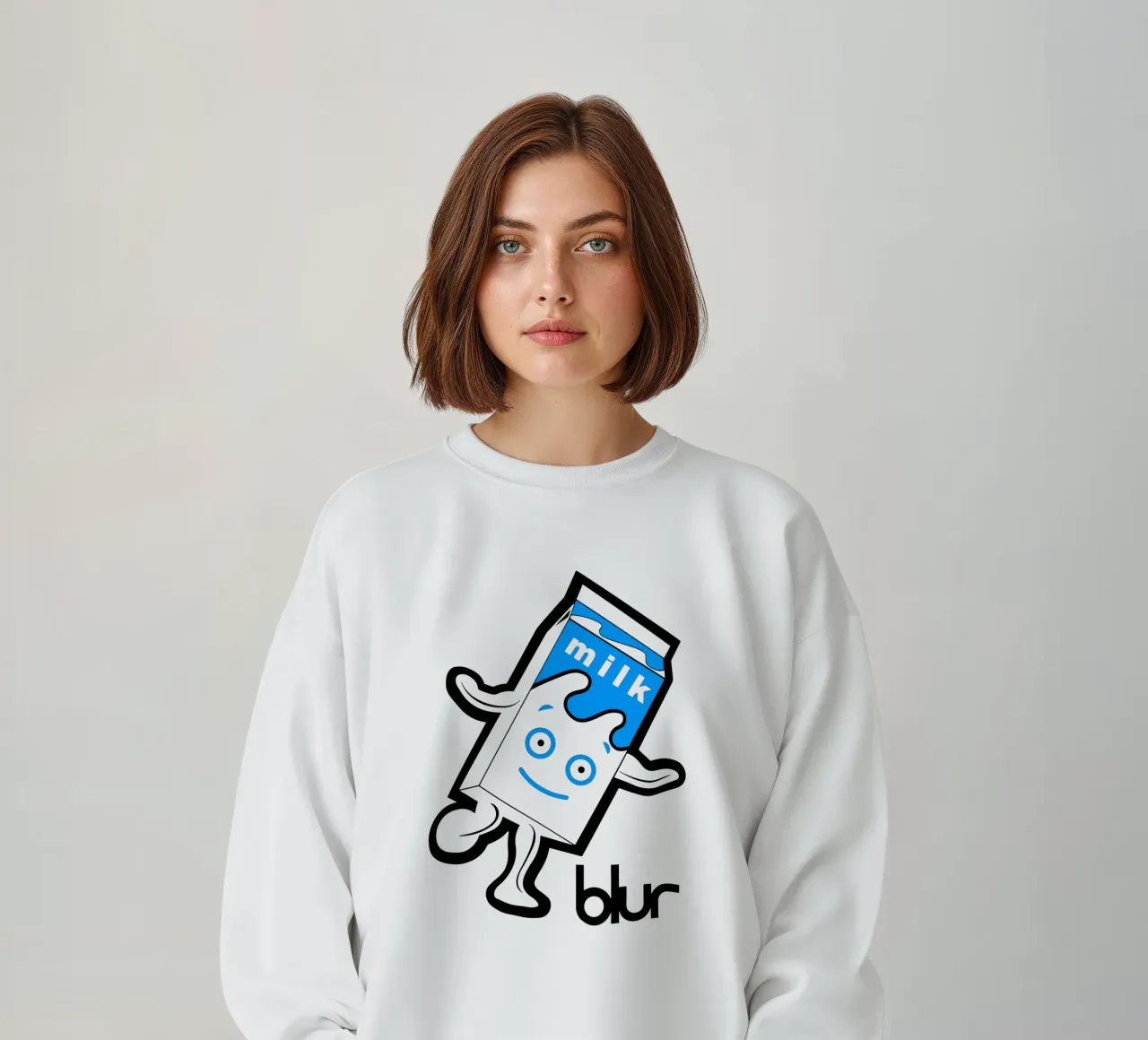 Latte Blur felpa da FKochStudio
