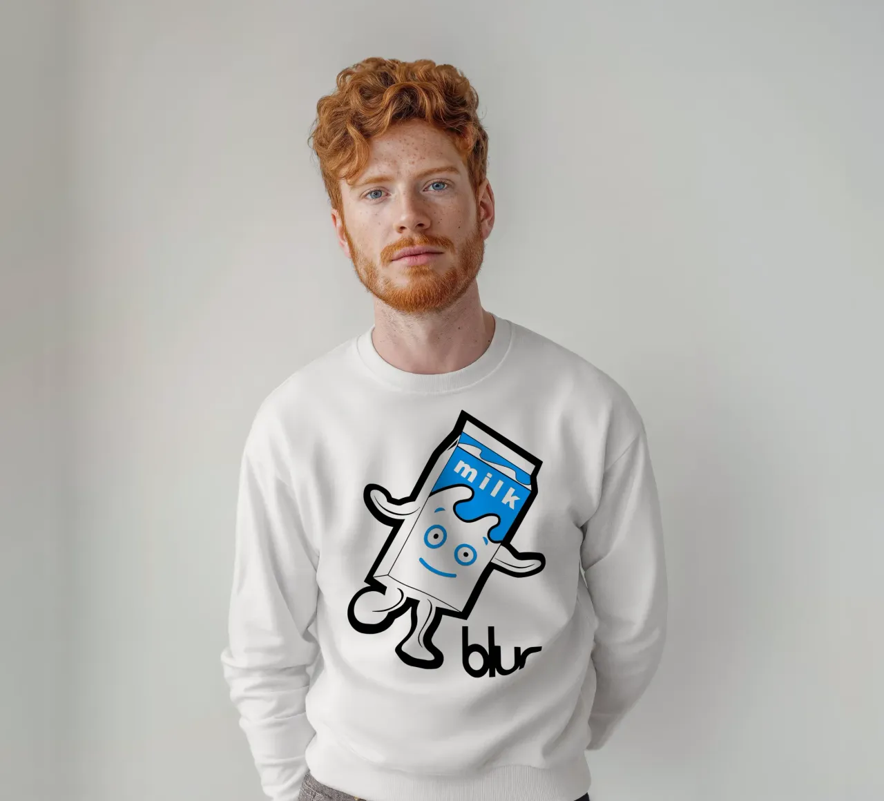 Latte Blur felpa da FKochStudio