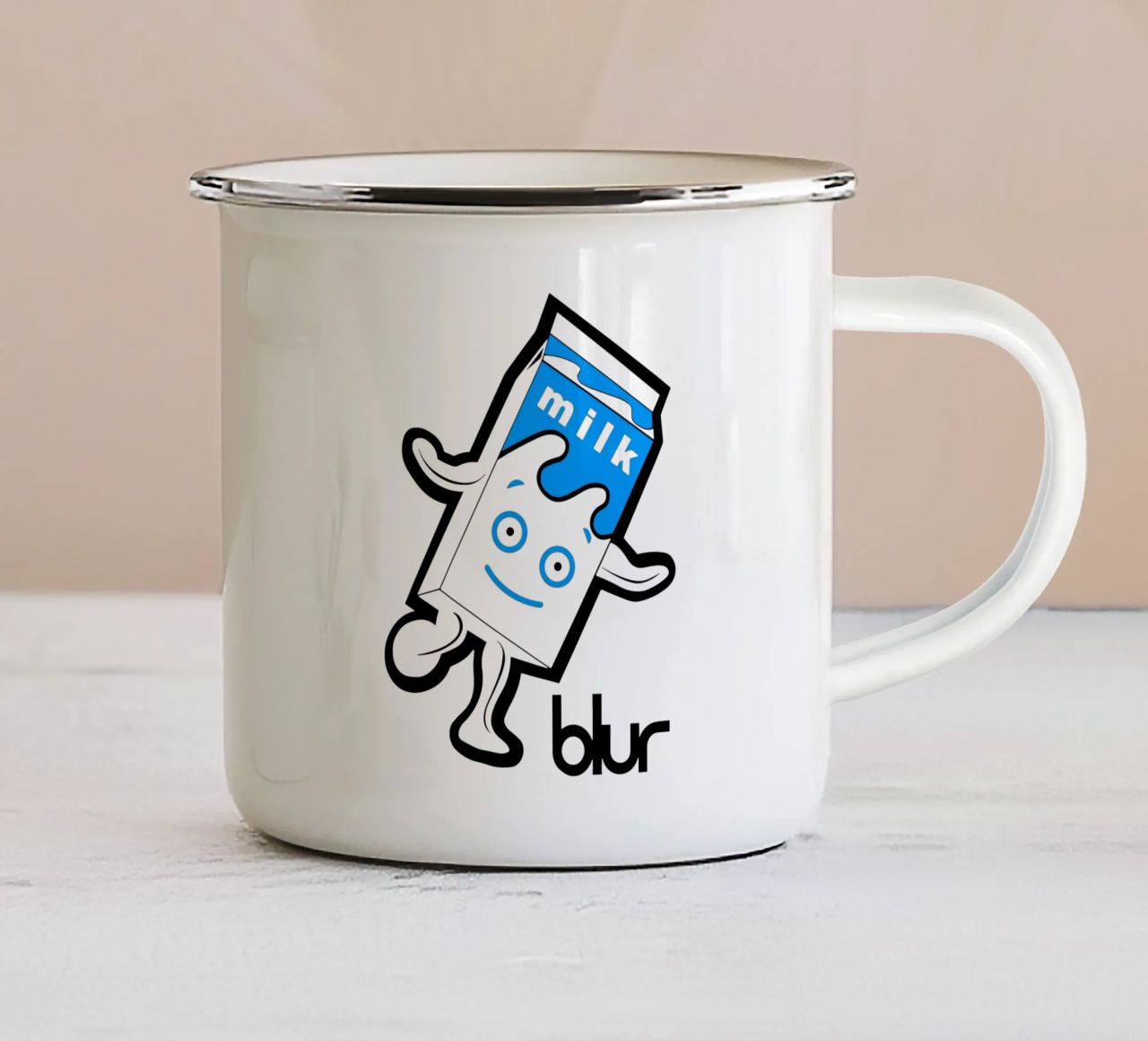 Latte Blur tazza in smalto da FKochStudio