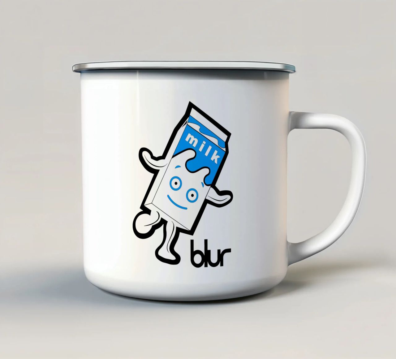 Latte Blur tazza in smalto da FKochStudio