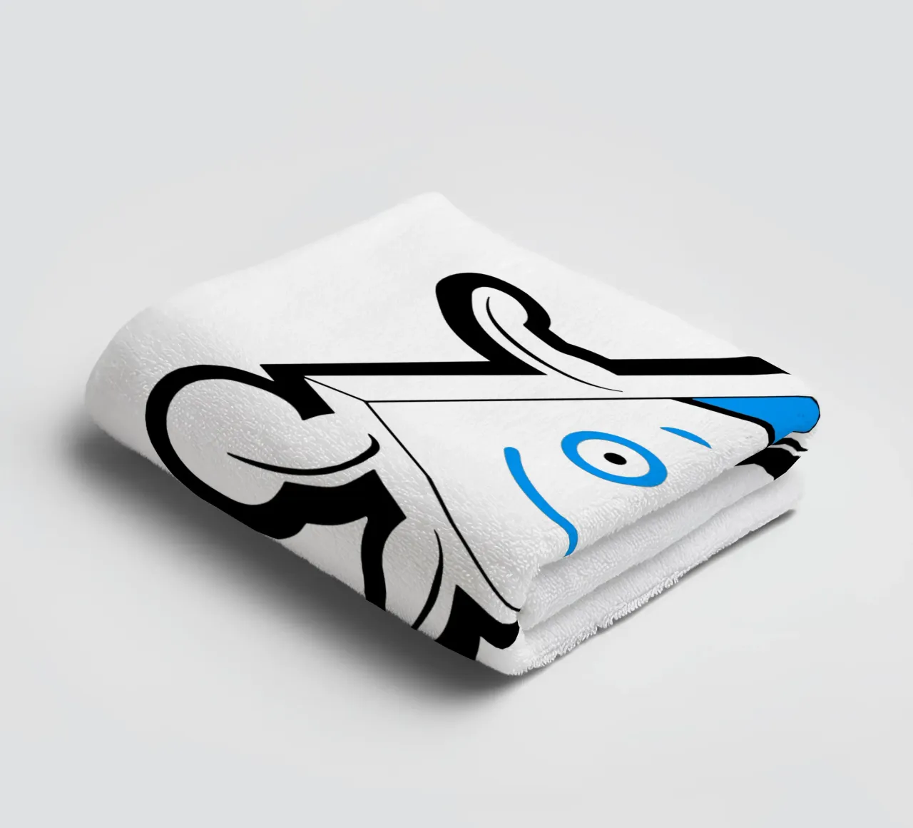 Latte Blur asciugamano da bagno da FKochStudio
