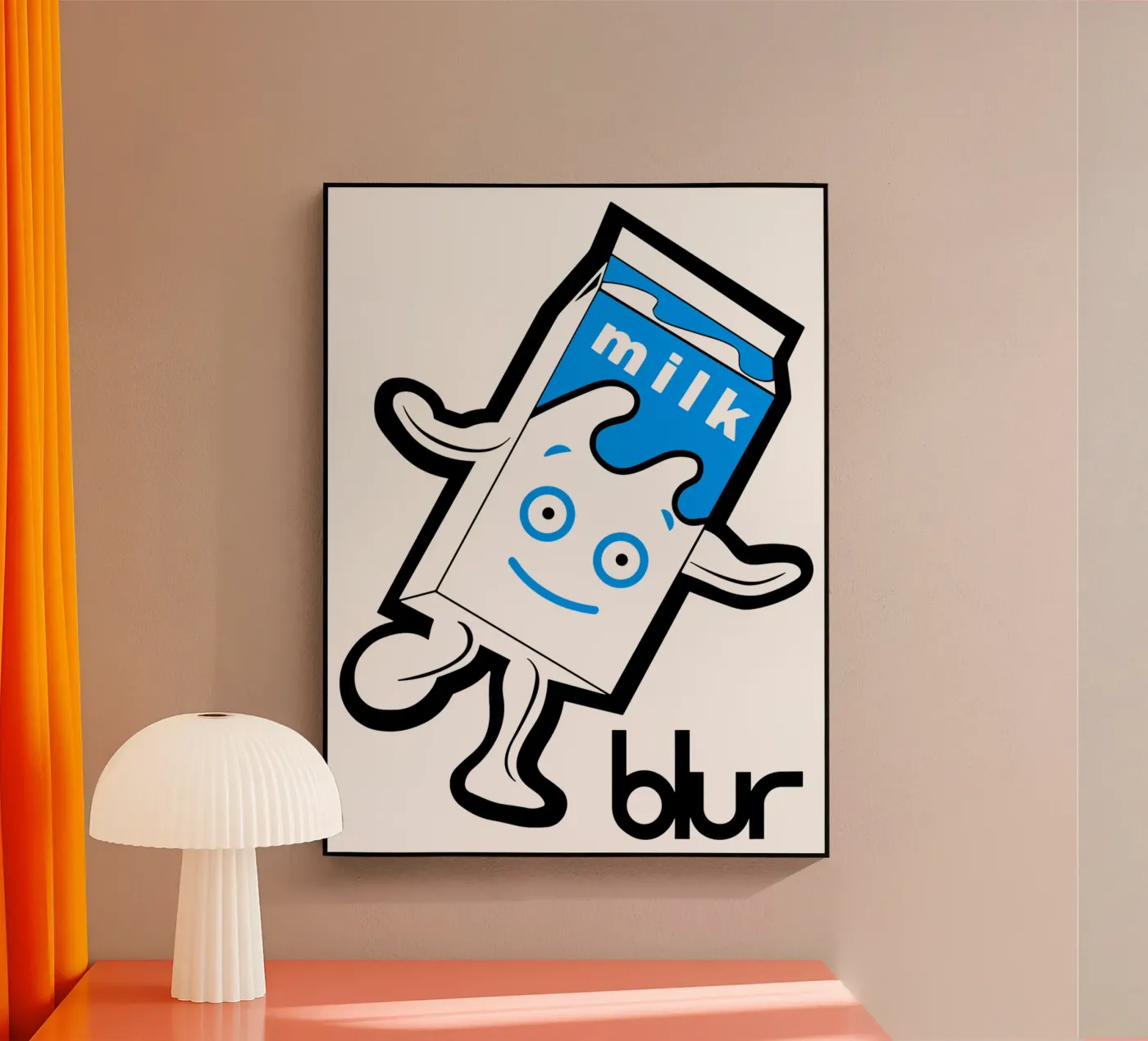 Blur Milk Acryl-Glas von FKochStudio