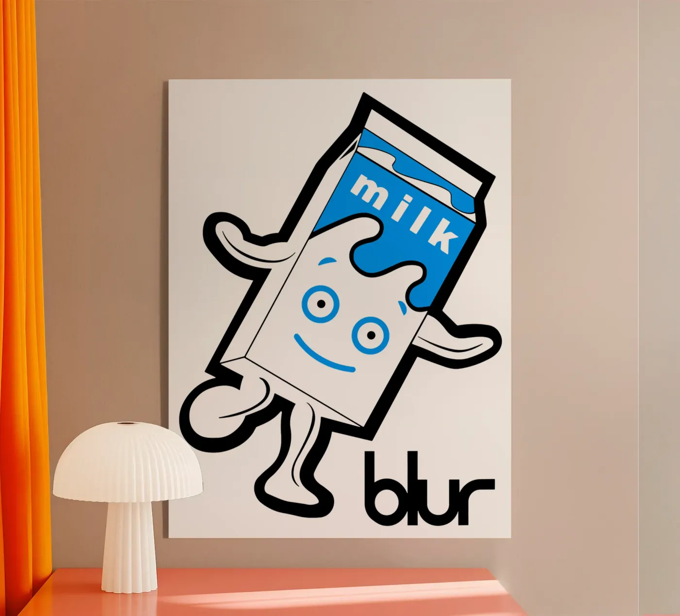 Blur Milk Acryl-Glas von FKochStudio
