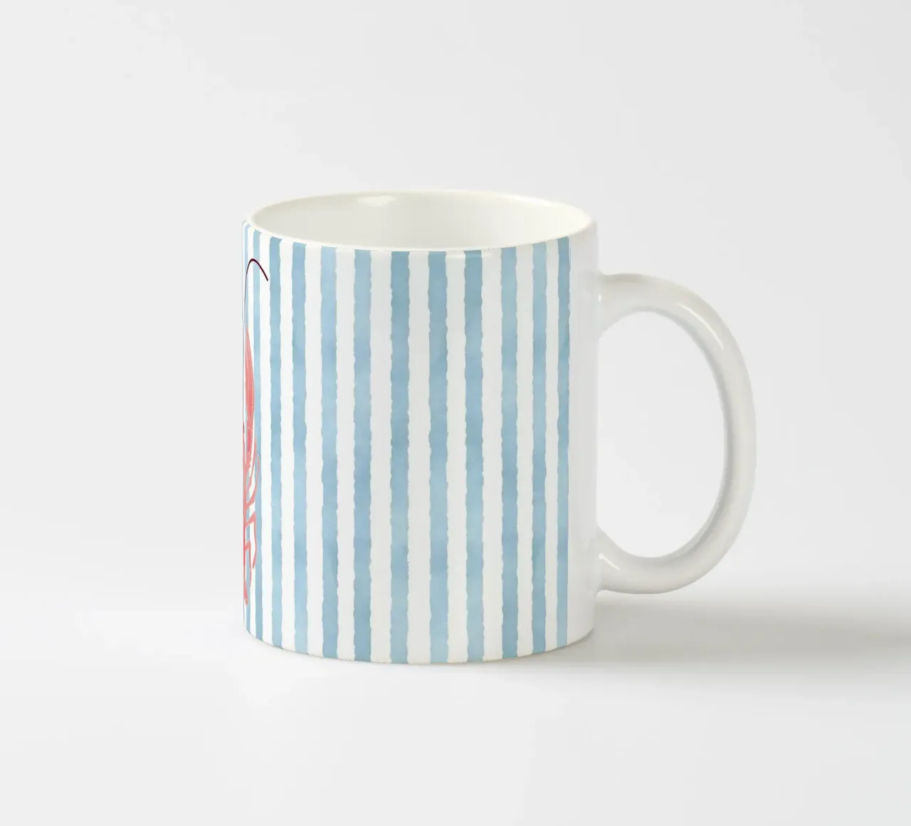Nautischer Chic mit Hummer-Twist Keramik Tasse von cafelab