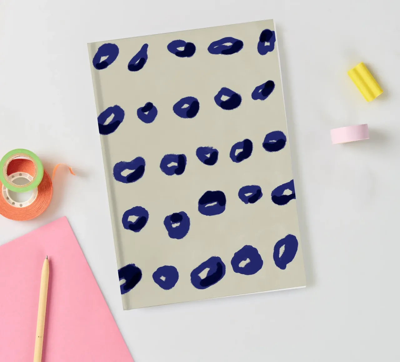 Little circles minimalist notebook by Little Dean