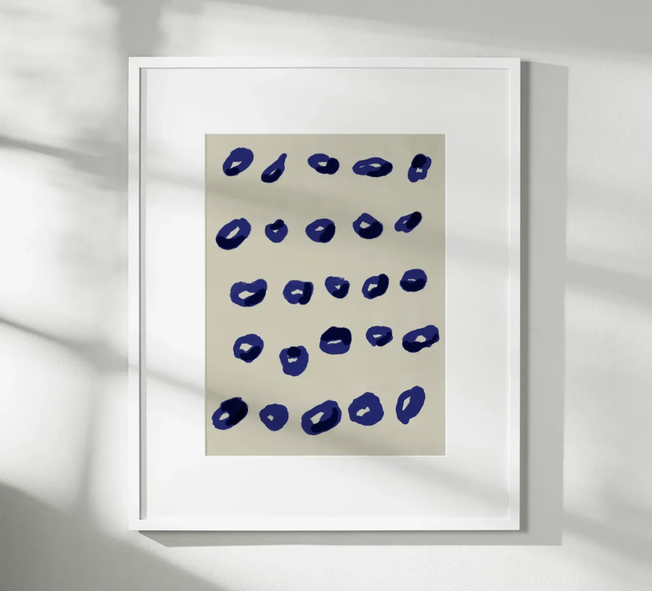 Kleine cirkels minimalistisch poster van Little Dean