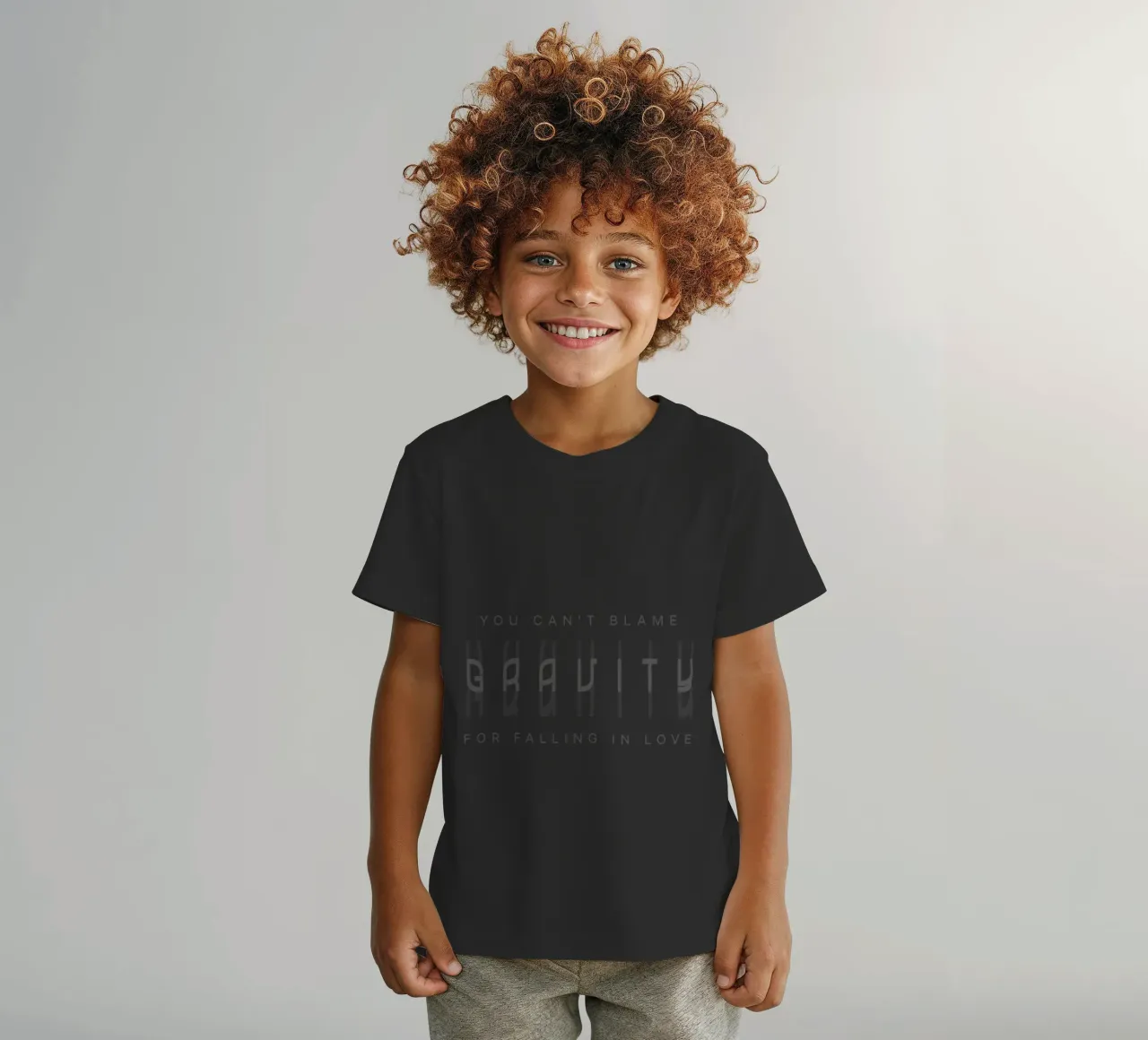 Gravity kinder t-shirt van Gunawan Rb