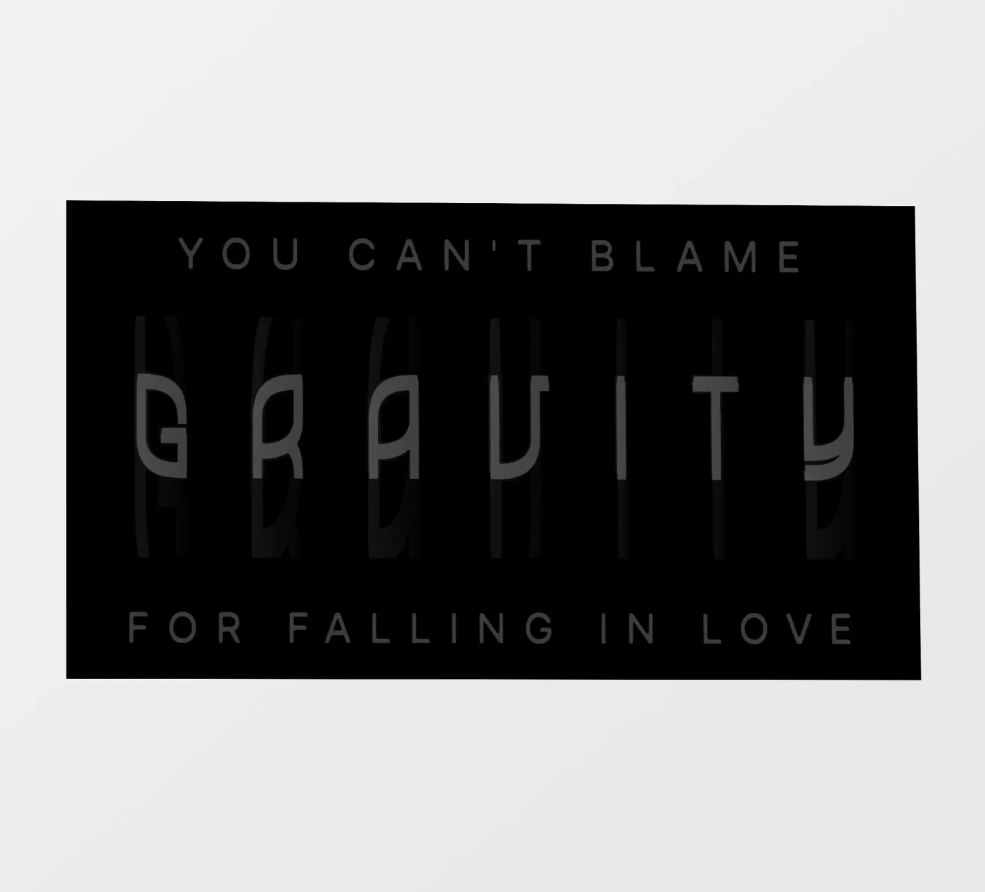 Gravity papier peint photo de Gunawan Rb