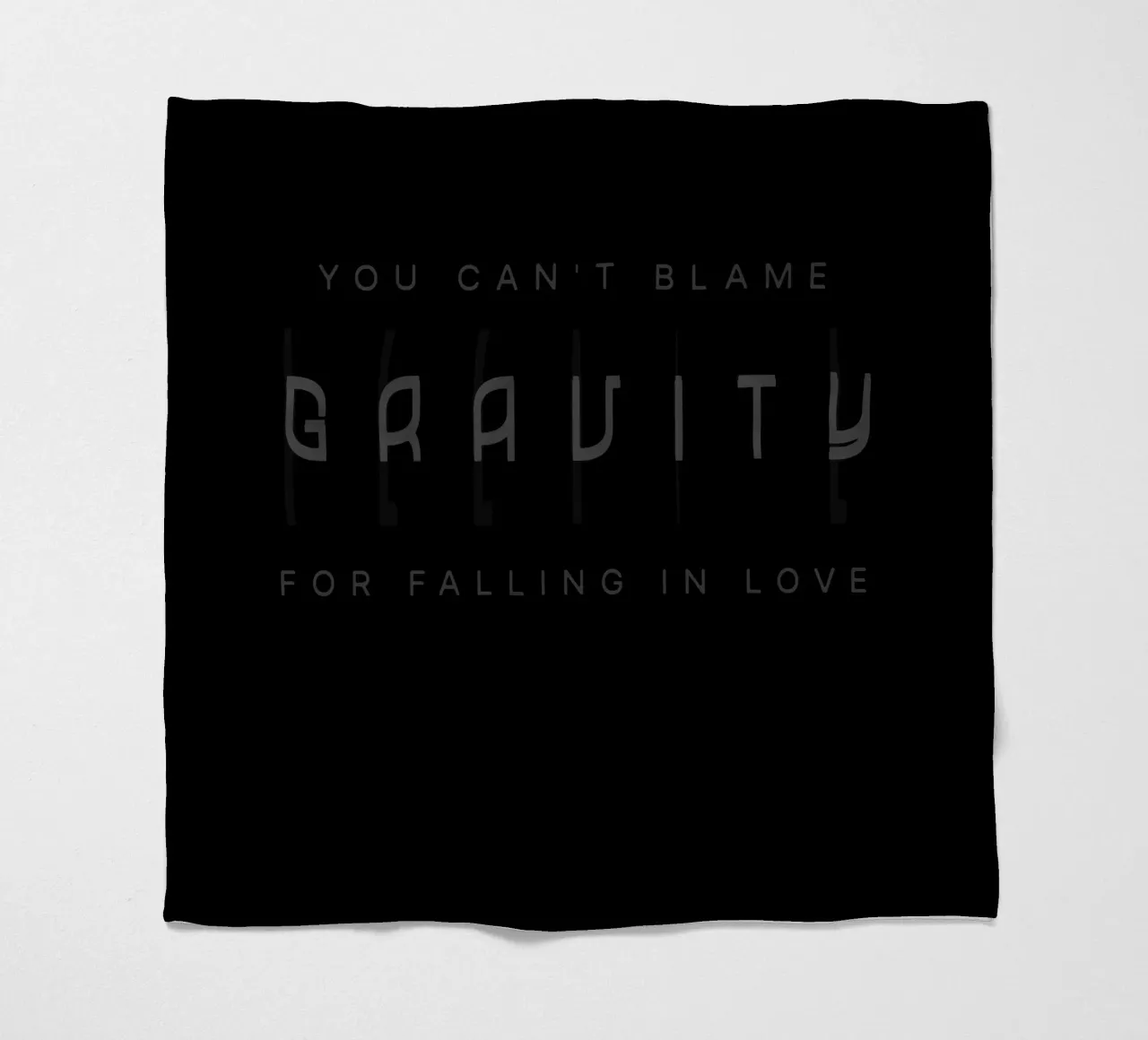 Gravity fleece blanket by Gunawan Rb