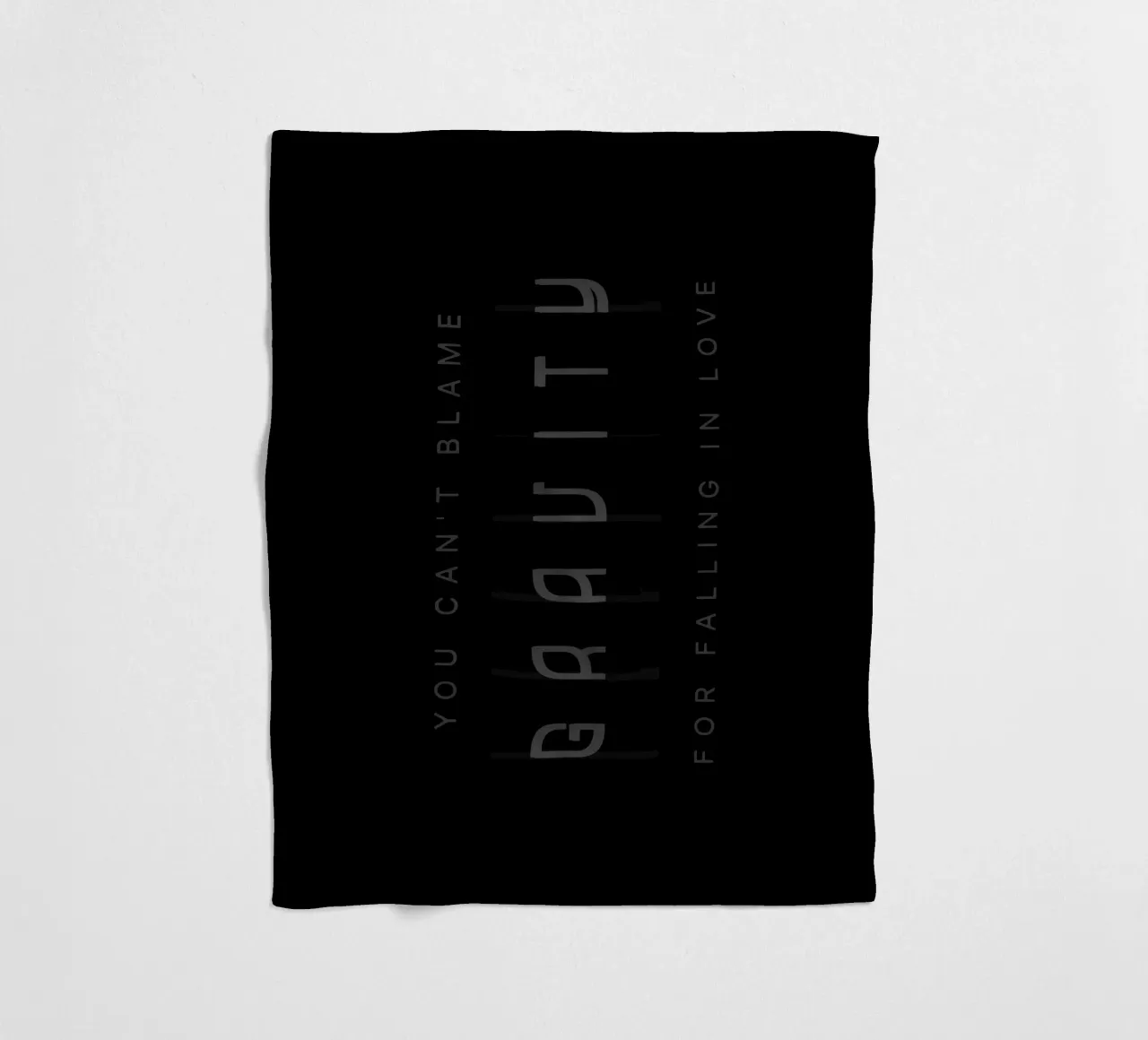 Gravity fleece blanket by Gunawan Rb