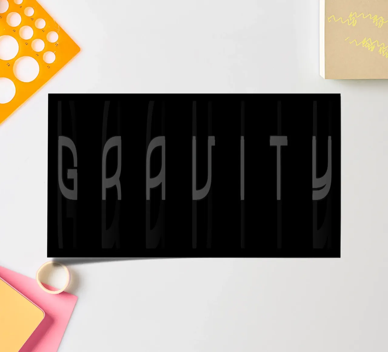 Gravity sticker sheet by Gunawan Rb