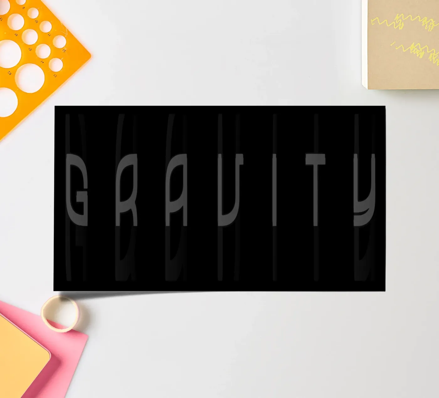 Gravity foglio adesivo da Gunawan Rb