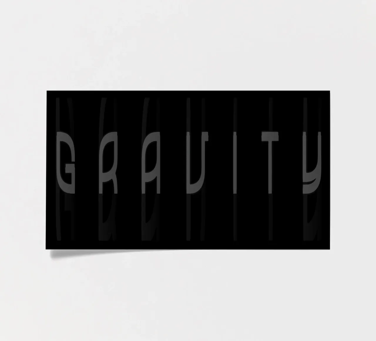 Gravity sticker sheet by Gunawan Rb