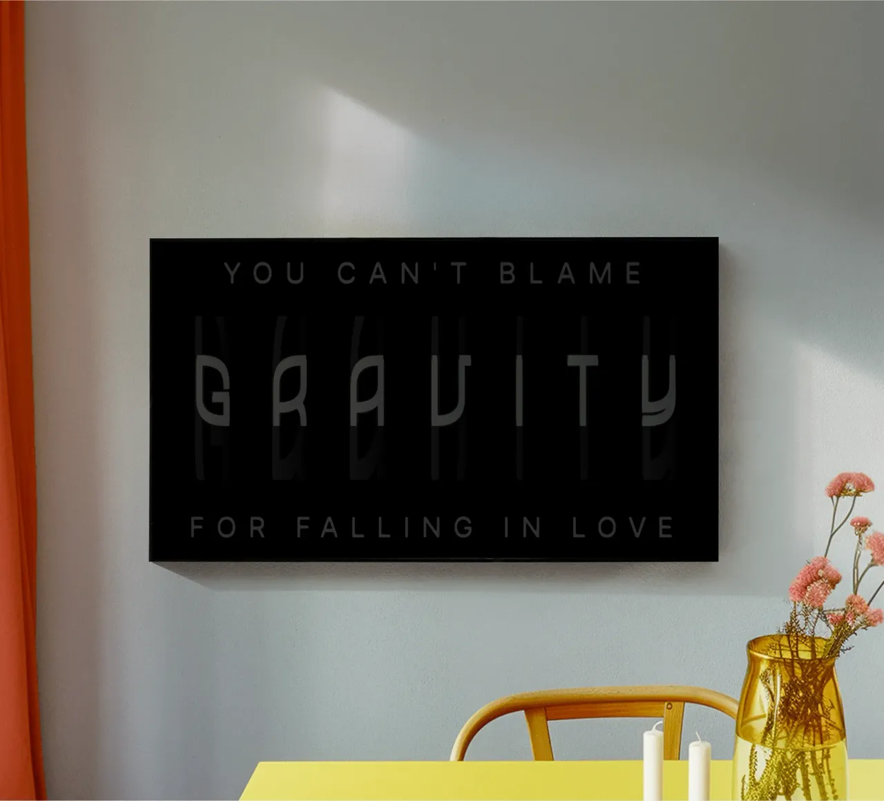 Gravité plexiglas de Gunawan Rb