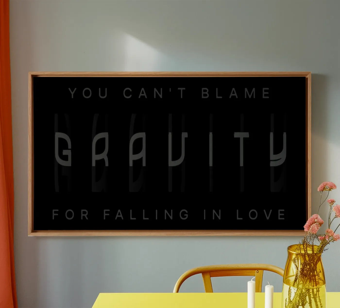 Gravity canvas by Gunawan Rb