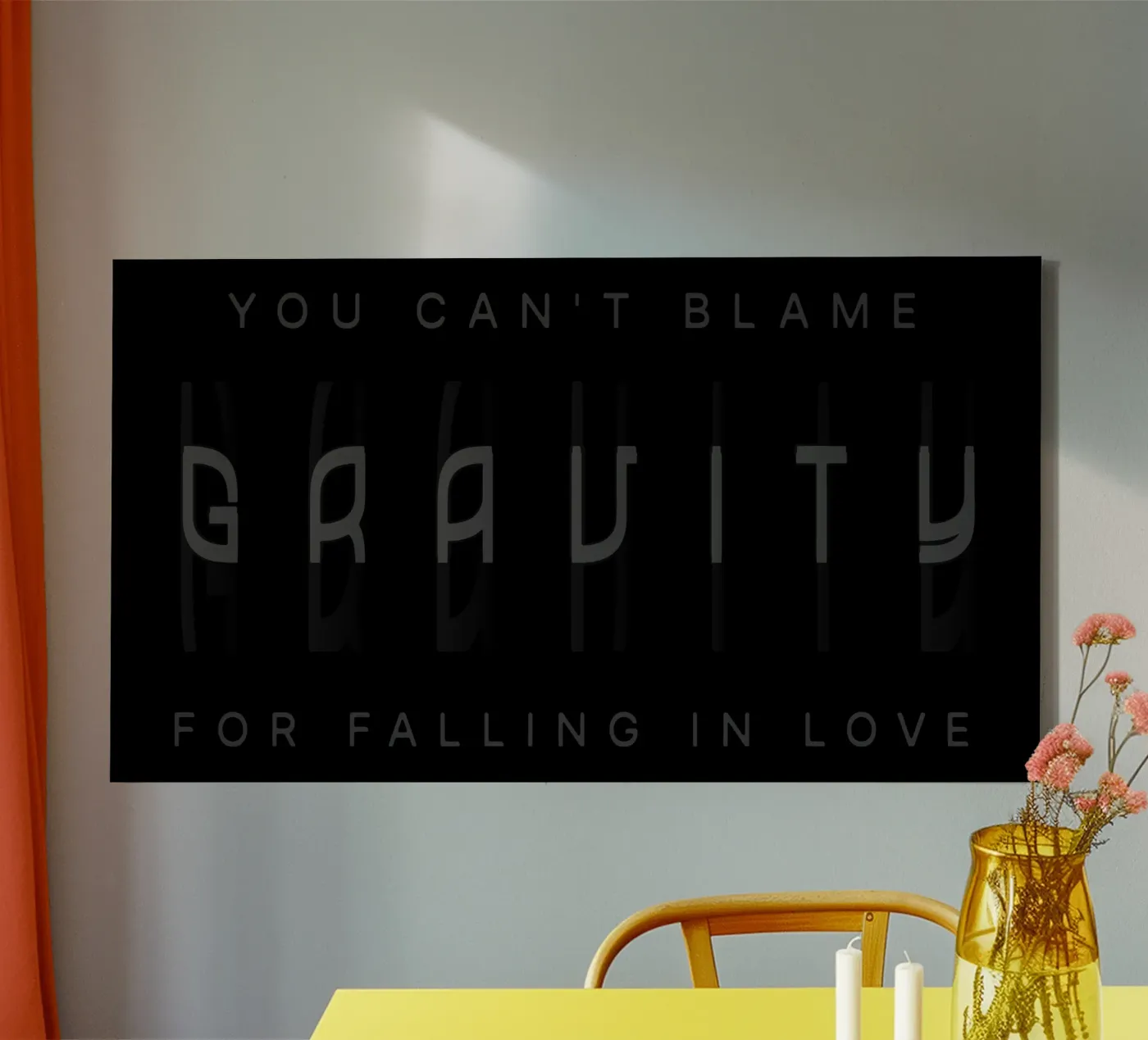 Gravity canvas by Gunawan Rb