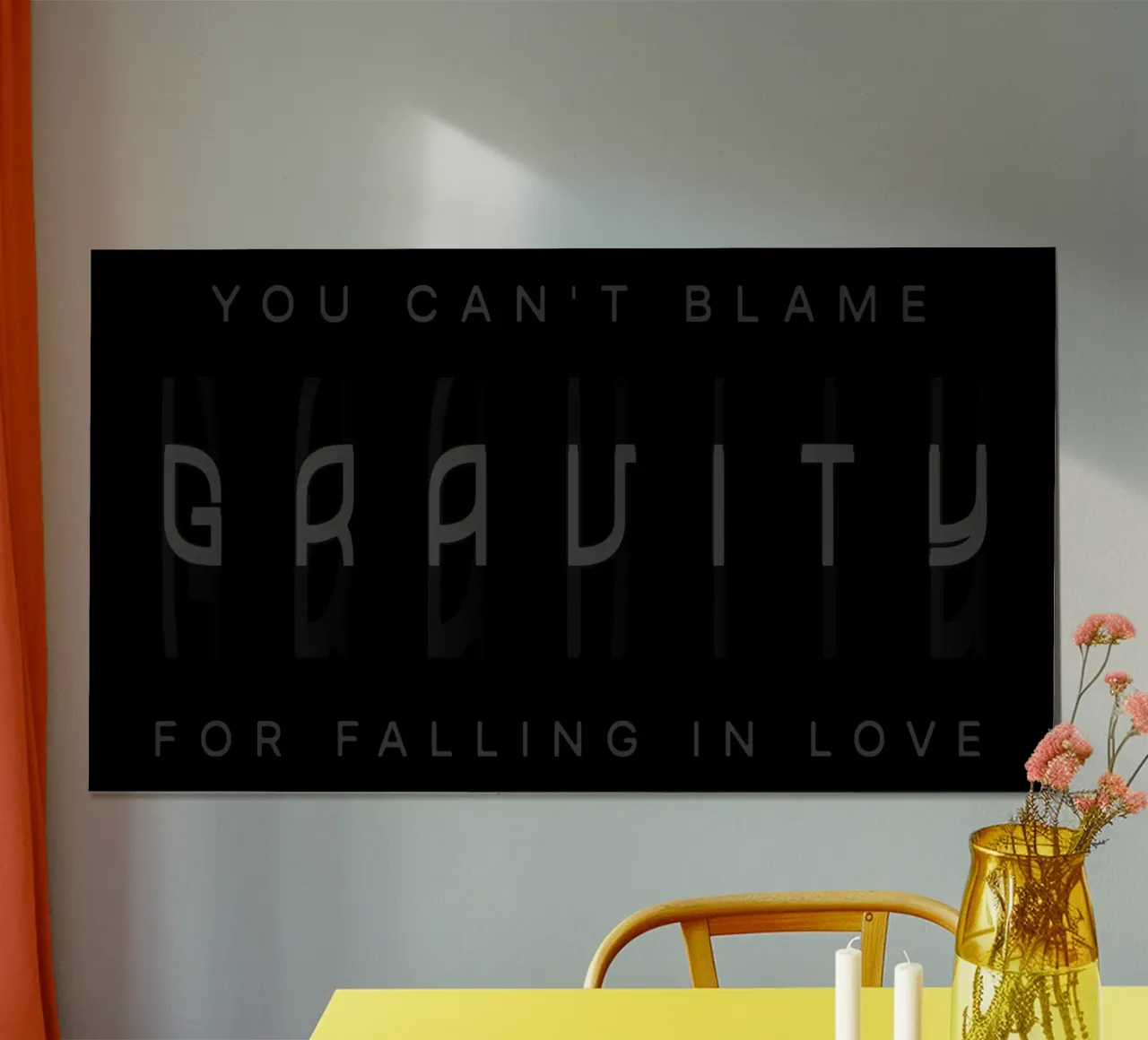 Gravity poster by Gunawan Rb