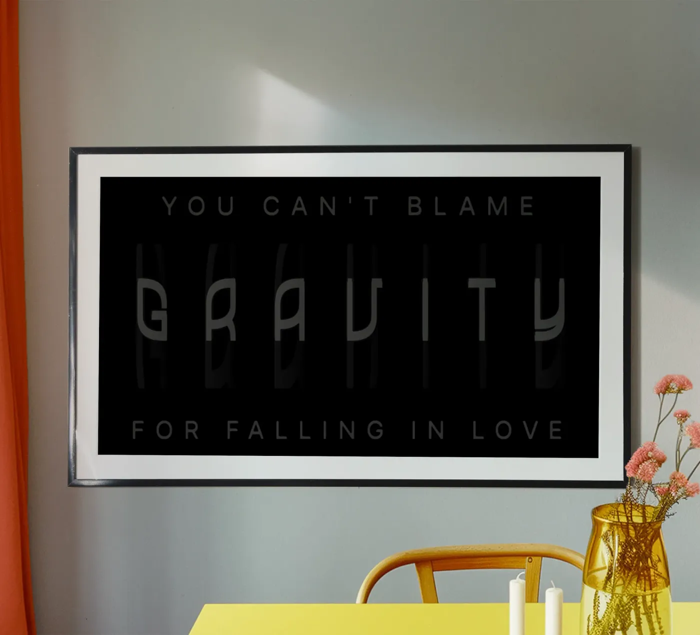 Gravity poster de Gunawan Rb