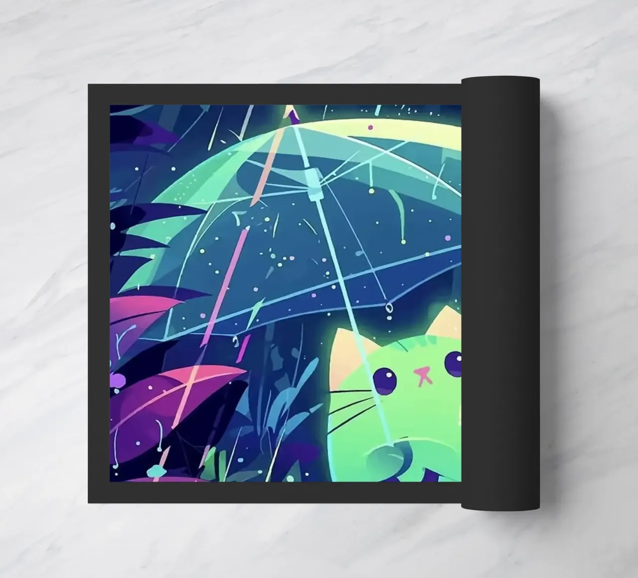 cat doormat by Kevin Walters